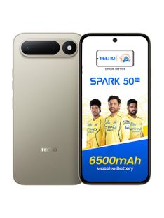 Tecno Spark 50 5G (Champagne Gold, 128 GB)(6 GB RAM)