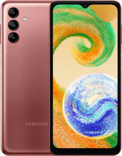 Add to Compare SAMSUNG Galaxy A04s (Copper, 128 GB) 4.252 Ratings & 2 Reviews 4 GB RAM | 128 GB ROM 16.51 cm (6.5 inch) HD+ Display 50MP + 50MP + 2MP + 2MP | 5MP Front Camera 5000 mAh Lithium-ion Battery Exynos Octa Core Processor Processor 1 Year Manufacturer Warranty For Device And 6 Months Manufacturer Warranty For In-box Accessories ₹13,999 ₹17,990 22% off Free delivery Upto ₹13,300 Off on Exchange No Cost EMI from ₹1,556/month