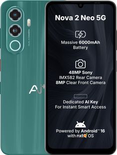 Ai+ Nova 2 Neo 5G (Green, 128 GB)(4 GB RAM)