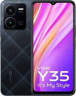 Add to Compare vivo Y35 (Agate Black, 128 GB) 4.42,454 Ratings & 166 Reviews 8 GB RAM | 128 GB ROM 16.71 cm (6.58 inch) Full HD+ Display 50MP + 2MP + 2MP | 16MP Front Camera 5000 mAh Lithium Battery Qualcomm Snapdragon 680 Processor 1 Year of Device & 6 Months for In-Box Accessories ₹17,499 ₹22,999 23% off Free delivery Upto ₹16,500 Off on Exchange No Cost EMI from ₹2,917/month