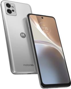 Add to Compare MOTOROLA G32 (Satin Silver, 64 GB) 4.2890 Ratings & 96 Reviews 4 GB RAM | 64 GB ROM 16.64 cm (6.55 inch) Full HD+ Display 50MP + 8MP + 2MP | 16MP Front Camera 5000 mAh Lithium Polymer Battery Qualcomm Snapdragon 680 Processor 1 Year on Handset and 6 Months on Accessories ₹10,999 ₹16,999 35% off Free delivery Sale Price Live Upto ₹10,490 Off on Exchange