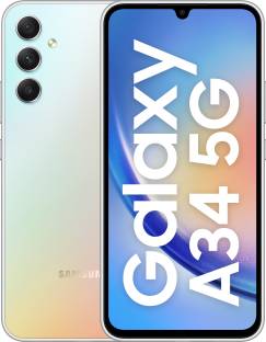 Add to Compare SAMSUNG Galaxy A34 5G (Awesome Silver, 128 GB) 4.2665 Ratings & 60 Reviews 8 GB RAM | 128 GB ROM | Expandable Upto 1 TB 16.76 cm (6.6 inch) Full HD+ Display 48MP + 8MP + 5MP | 13MP Front Camera 5000 mAh Li-ion Battery Battery Dimensity 1080, Octa Core Processor 1 year manufacturer warranty for device and 6 months manufacturer warranty for in-box accessories ₹30,999 ₹35,499 12% off Free delivery by Today Upto ₹30,050 Off on Exchange No Cost EMI from ₹3,445/month