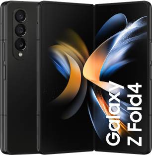 Add to Compare SAMSUNG Galaxy Z Fold4 5G (Phantom Black, 256 GB) 2.971 Ratings & 8 Reviews 12 GB RAM | 256 GB ROM 19.3 cm (7.6 inch) Full HD+ Display 50MP + 12MP + 10MP | 10MP Front Camera 4400 mAh Lithium Ion Battery Qualcomm Snapdragon 8+ Gen 1 Processor 1 Year Manufacturer Warranty for Device and 6 Months Manufacturer Warranty for In-Box Accessories ₹1,46,999 ₹1,77,999 17% off Free delivery Upto ₹20,000 Off on Exchange No Cost EMI from ₹24,500/month