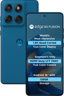 MOTOROLA MOTOROLA Edge 60 Fusion 5G (PANTONE Mykonos Blue, 128 GB)