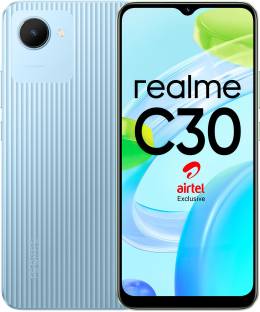 realme C30 with Airtel Prepaid Offer (Lake Blue, 32 GB)