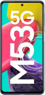 Add to Compare SAMSUNG M53 5G (Deep Ocean Blue, 128 GB) 4.1610 Ratings & 61 Reviews 6 GB RAM | 128 GB ROM 17.02 cm (6.7 inch) Display 108MP Rear Camera 5000 mAh Battery 12 MONTHS ₹24,988 ₹32,999 24% off Free delivery Bank Offer