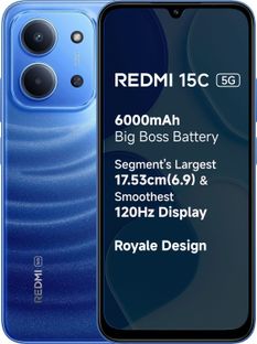 REDMI 15C 5G (Moonlight Blue, 128 GB)(6 GB RAM)