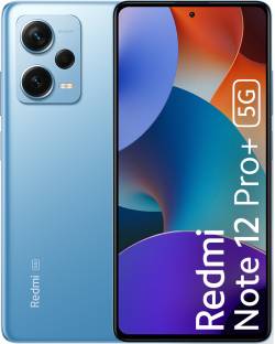 Add to Compare REDMI Note 12 Pro+ 5G (Iceberg Blue, 256 GB) 4.24,092 Ratings & 457 Reviews 12 GB RAM | 256 GB ROM 16.94 cm (6.67 inch) Full HD+ Display 200MP + 8MP + 2MP | 16MP Front Camera 4980 mAh Lithium Polymer Battery Mediatek Dimensity 1080 Processor 1 Year Manufacturer Warranty for Phone and 6 Months Warranty for In the Box Accessories ₹32,999 ₹36,999 10% off Free delivery by Today Saver Deal Upto ₹30,550 Off on Exchange
