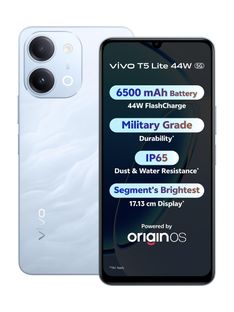 vivo T5 Lite 44W 5G (Wave Blue, 128 GB)(4 GB RAM)