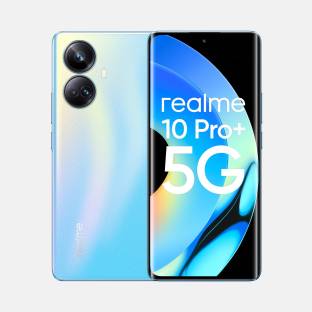 Add to Compare realme 10 Pro+ 5G (Nebula Blue, 128 GB) 4.515,124 Ratings & 1,455 Reviews 6 GB RAM | 128 GB ROM 17.02 cm (6.7 inch) Full HD+ Display 108MP + 8MP + 2MP | 16MP Front Camera 5000 mAh Battery Mediatek Dimensity 1080 5G Processor 1 Year Manufacturer Warranty for Phone and 6 Months Warranty for In-Box Accessories ₹24,999 ₹25,999 3% off