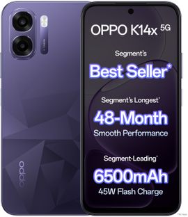 OPPO K14x 5G (Prism Violet, 256 GB)(6 GB RAM)
