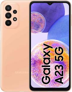 Add to Compare SAMSUNG Galaxy A23 5G (Orange, 128 GB) 4.1506 Ratings & 33 Reviews 6 GB RAM | 128 GB ROM | Expandable Upto 1 TB 16.76 cm (6.6 inch) Full HD+ Display 50MP + 5MP | 8MP Front Camera 5000 mAh Lithium Ion Battery Qualcomm Snapdragon 695 (SM6375) Processor 1 Year Manufacturer Warranty for Device and 6 Months Manufacturer Warranty for In-Box Accessories ₹21,999 ₹28,990 24% off Free delivery by Today Top Discount on Sale Upto ₹21,450 Off on Exchange