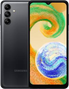 Add to Compare SAMSUNG Galaxy A04s (Black, 64 GB) 4 GB RAM | 64 GB ROM 16.51 cm (6.5 inch) HD+ Display 50MP + 50MP + 2MP + 2MP | 5MP Front Camera 5000 mAh Lithium-ion Battery Exynos Octa Core Processor Processor 1 Year Manufacturer Warranty For Device And 6 Months Manufacturer Warranty For In-box Accessories ₹15,990 Free delivery Upto ₹15,300 Off on Exchange Bank Offer