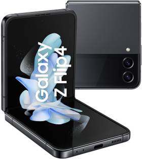 Add to Compare SAMSUNG Galaxy Z Flip4 5G (Graphite, 128 GB) 3.7179 Ratings & 17 Reviews 8 GB RAM | 128 GB ROM 17.02 cm (6.7 inch) Full HD+ Display 12MP + 12MP | 10MP Front Camera 3700 mAh Lithium Ion Battery Qualcomm Snapdragon 8+ Gen 1 Processor 1 Year Manufacturer Warranty for Device and 6 Months Manufacturer Warranty for In-Box Accessories ₹89,999 ₹1,01,999 11% off Free delivery Upto ₹33,250 Off on Exchange No Cost EMI from ₹15,000/month