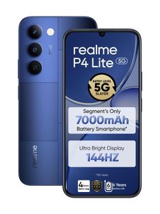 realme P4 Lite 5G (Mosaic Blue, 128 GB)(4 GB RAM)