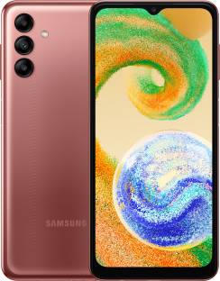 Add to Compare SAMSUNG Galaxy A04s (Copper, 64 GB) 4.710 Ratings & 1 Reviews 4 GB RAM | 64 GB ROM 16.51 cm (6.5 inch) HD+ Display 50MP + 50MP + 2MP + 2MP | 5MP Front Camera 5000 mAh Lithium-ion Battery Exynos Octa Core Processor Processor 1 Year Manufacturer Warranty For Device And 6 Months Manufacturer Warranty For In-box Accessories ₹13,499 ₹15,990 15% off Free delivery Upto ₹12,650 Off on Exchange No Cost EMI from ₹2,250/month