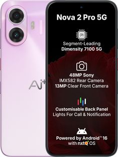 Ai+ Nova 2 Pro 5G (Purple, 128 GB)(8 GB RAM)