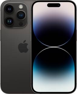 Add to Compare APPLE iPhone 14 Pro (Space Black, 128 GB) 4.71,258 Ratings & 93 Reviews 128 GB ROM 15.49 cm (6.1 inch) Super Retina XDR Display 48MP + 12MP + 12MP | 12MP Front Camera A16 Bionic Chip, 6 Core Processor Processor 1 Year Warranty for Phone and 6 Months Warranty for In-Box Accessories ₹1,19,999 ₹1,29,900 7% off Free delivery Upto ₹33,000 Off on Exchange Bank Offer