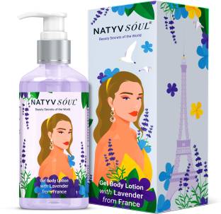 Natyv Soul Gel Body Lotion with French Lavender Extracts | Body Lotion for Summer
