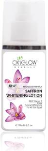 OXYGLOW Herbals Saffron & Whitening Lotion 120 ml (Pack Of 1)