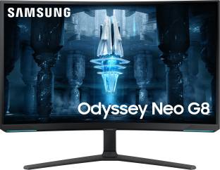SAMSUNG Odyssey Neo G8 32 inch Curved 4K Ultra HD VA Panel with Height Adjustable Stand, Quantum HDR 2...