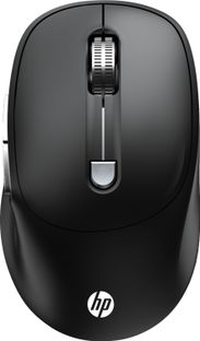 HP M290 Wireless Ambidextrous Optical Mouse with Upto 1600 DPI Adjustable Sensitivity, Silent Click Switches, Dedicated Mode Switch Button, Dual-Channel Connectivity, Compact Lightweight Body(Black)
