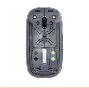 Veylo Optical_Mouse-104 Ambidextrous Optical Gaming Mouse(2.4GHz Wireless, Bluetooth, Grey)