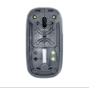 Veylo Optical_Mouse-104 Ambidextrous Optical Gaming Mouse(2.4GHz Wireless, Bluetooth, Grey)
