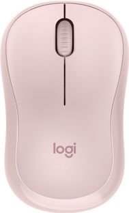 Logitech M240 Wireless Ambidextrous Optical Mouse with Upto 4000 DPI, SilentTouch Quiet Clicks, Auto-Sleep Power Saving, Up to 18 Months Battery Life(Rose)