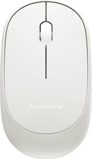 Ambrane Sliq / Silent Clicks, 1200 DPI; Light Weight Wireless Optical Mouse