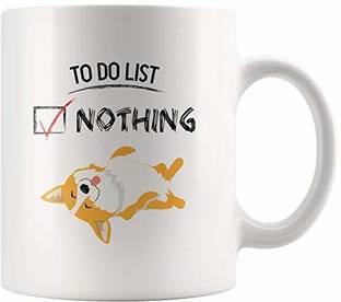 HUMWE Lazy Corgi to Do List Nothing Short Small Cute Corgis Dogs Puppy Lover's Gift Ceramic Coffee Mug Price in India - Buy HUMWE Lazy Corgi to Do List Nothing Short Small HUMWE Lazy Corgi to Do List Nothing Short Small Cute Corgis Dogs Puppy Lover's Gift Ceramic Coffee Mug Price in India - Buy HUMWE Lazy Corgi to Do List Nothing Short Small