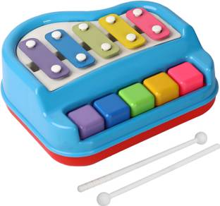 Angel Kids Angel Kids 2 in 1 Xylophone and Mini Piano for Kids Educational Musical Instruments Toy