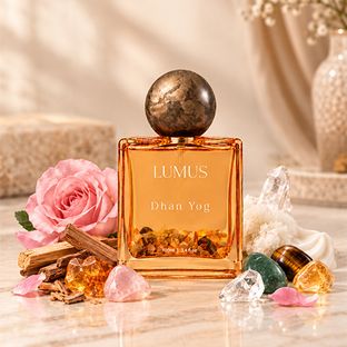 Lumus Dhan Yog Crystal Perfume for Men & Women | Eau de Parfum - 100 ml(For Men & Women)