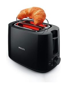 PHILIPS by Philips HD2583/90 600 W Pop Up Toaster(Black)