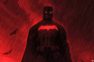 Batman Red Rain Poster 18 x 12 inch 300 GSM Paper Print - Movies posters in  India - Buy art, film, design, movie, music, nature and educational  paintings/wallpapers at 