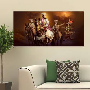 Chattrapati Shivaji Maharaj canvas print poster Canvas Art - Personalities  posters in India - Buy art, film, design, movie, music, nature and  educational paintings/wallpapers at 