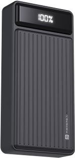 Portronics 20000 mAh 22.5 W Compact Power Bank(Black, Lithium Polymer, Fast Charging, Power Delivery 3.0 for Mobile, Tablet, Speaker, Earbuds)