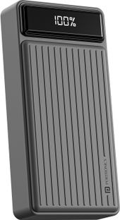 Portronics 20000 mAh 22.5 W Compact Power Bank(Grey, Lithium Polymer, Fast Charging for Mobile, Tablet, Speaker, Earbuds)