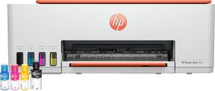 HP Smart All In One 529 Multi-function Color Ink Tank Printer with Voice Activated Printing Google Assistant and Alexa (Color Page Cost: 0.2 Rs. | Black Page Cost: 0.1 Rs. | Borderless Printing) Print, Copy & Scan, Up to 12 IPM Mono / 5…