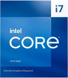 Add to Compare Intel Core i7-13700F 5.2 GHz LGA1700 Socket 16 Cores 24 Threads 30 MB Smart Cache Desktop Processor For Desktop Cache: 30 LGA1700 Clock Speed: 5.2 GHz 3 Years ₹38,900 ₹59,100 34% off Free delivery
