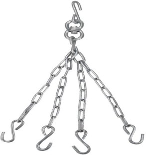 Bowmeego Hammock Hanging Chain with Carabiner Clips Heavy Duty Extension Chain Kits for Hanging Chairs Punching Bags 400LB Capacity 