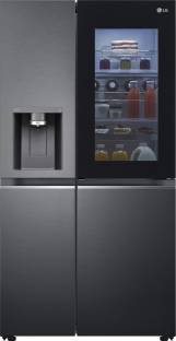 LG 674 L Frost Free Side by Side 5 Star Refrigerator  with Refrigerator with Inverter Linear Compresso...