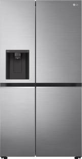 LG 674 L Frost Free Side by Side 5 Star Refrigerator  with Refrigerator with Inverter Technology, Wi-F...