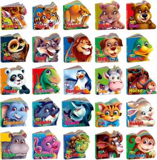 Complete Learing Animal Kingdom Of Sawan Cut Out Die Cut Shape Book | Gift  Pack Of 25 Who Am I Board Books: Buy Complete Learing Animal Kingdom Of  Sawan Cut Out Die