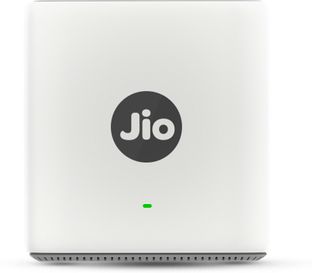 Jio JIDU6801 IN Mesh Router 2.4 GHz, 5 GHz 6000 Mbps Wifi Speed Dual Band Internal Antenna Ethernet (Cable Broadband)(White)