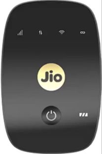 JioFi M2 WIFI 4G 4G Router 2.4 GHz 75 Mbps Wifi Speed NA NA(Black)