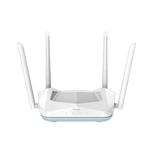 D-Link R15 Wi-Fi 6 Router 2.4 GHz, 5 GHz 1500 Mbps Wifi Speed Dual Band External Antenna Ethernet (Cable Broadband)(White)