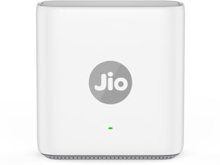 Jio JIDU6700 Mesh Router 2.4 GHz, 5 GHz 3000 Mbps Wifi Speed Dual Band Internal Antenna Ethernet (Cable Broadband)(White)