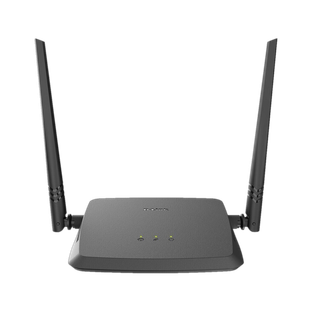 D-Link DIR-615 Wireless Router 2.4 GHz 300 Mbps Wifi Speed Single Band External Antenna Ethernet (Cable Broadband)(Black)