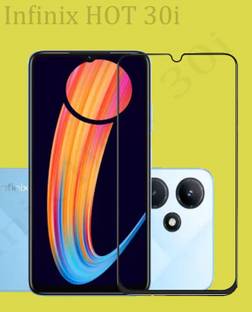 NKCASE Edge To Edge Tempered Glass for Infinix HOT 30i, (6.6V)